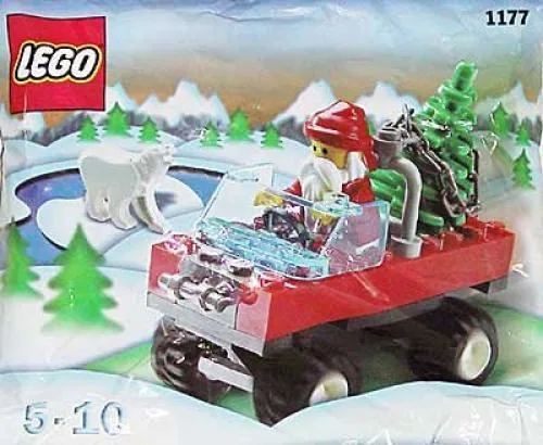 LEGO 1177 Camion du Père Noël avec ours polaire - prix | Brick Broker