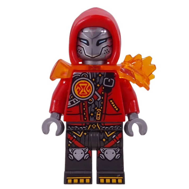 Cooper, Red Hood, Trans-Orange Shoulder Armor — minifigurine LEGO | Brick Broker