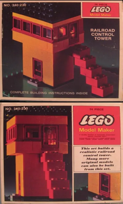 LEGO 340 Tour de contrôle ferroviaire - prix | Brick Broker