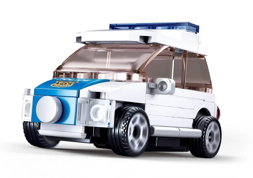 Sluban Voiture de police à rétrofriction (SLB-M38-B0916H) - prix | Brick Broker