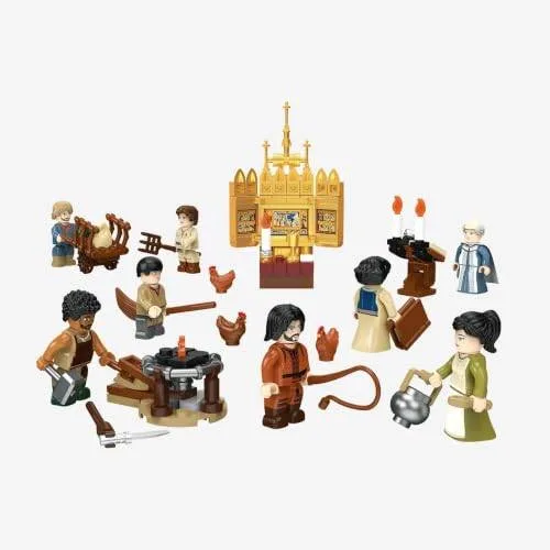 BlueBrixx Pack Minifigure habitants château Blaustein (BB-109155) - prix | Brick Broker