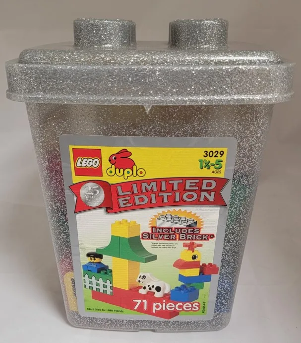 LEGO 3029 Seau Duplo argenté Édition Limitée - prix | Brick Broker