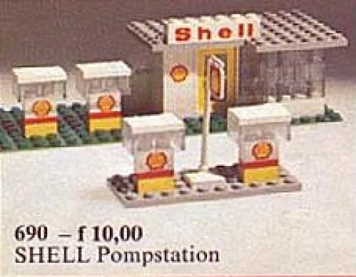 LEGO 690 Station Shell - prix et où acheter | Brick Broker