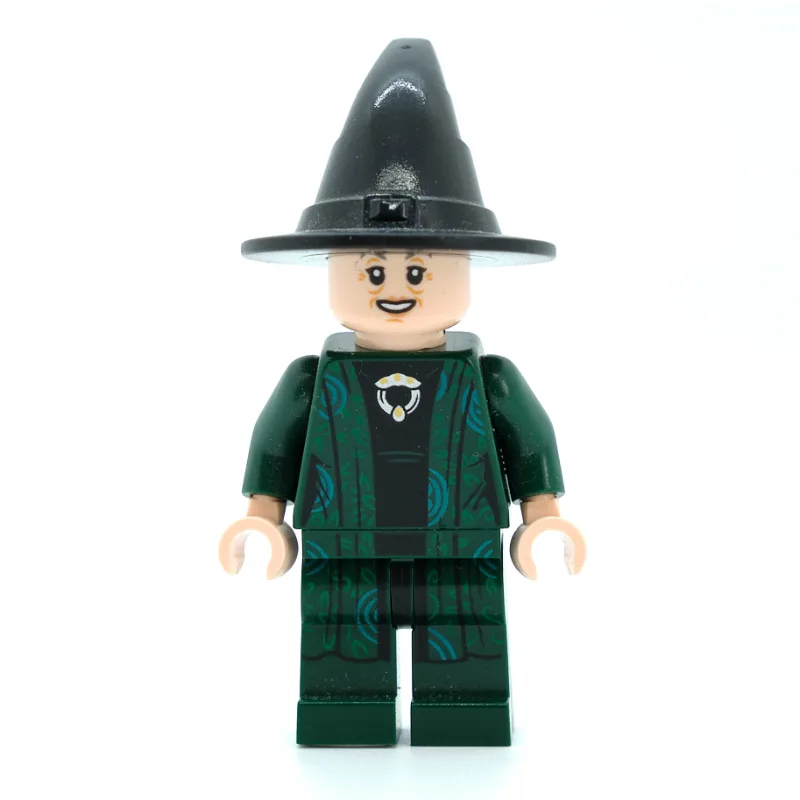 Professor Minerva McGonagall, Dark Green Robe… — minifigurine LEGO | Brick Broker