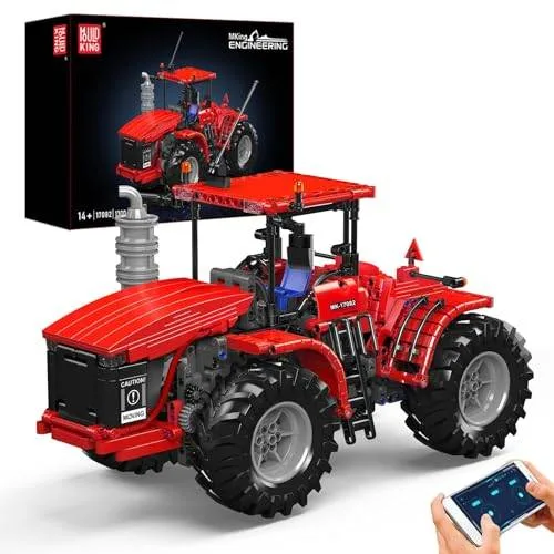 Mould King Tracteur articulé Challenger rouge (MOU-17082) - prix | Brick Broker