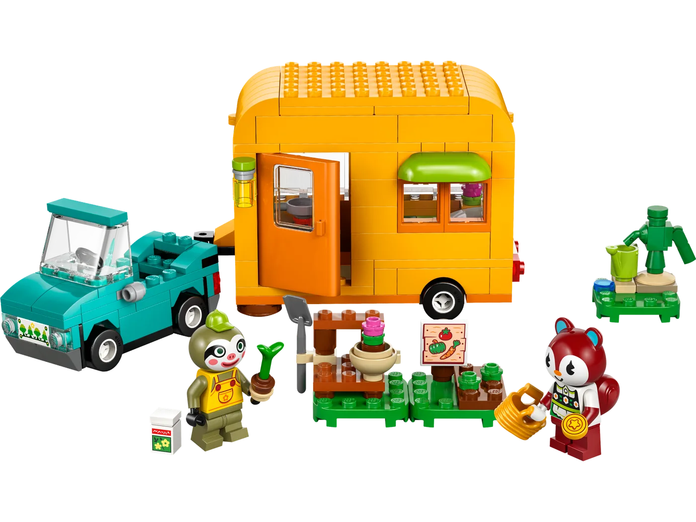 LEGO 77054 Le Magasin de caravane et jardin de Leif - prix | Brick Broker