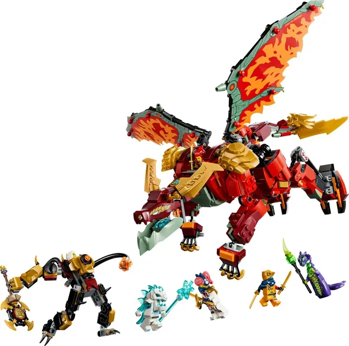 LEGO 71868 Le robot dragon transformable de Braséra - prix | Brick Broker