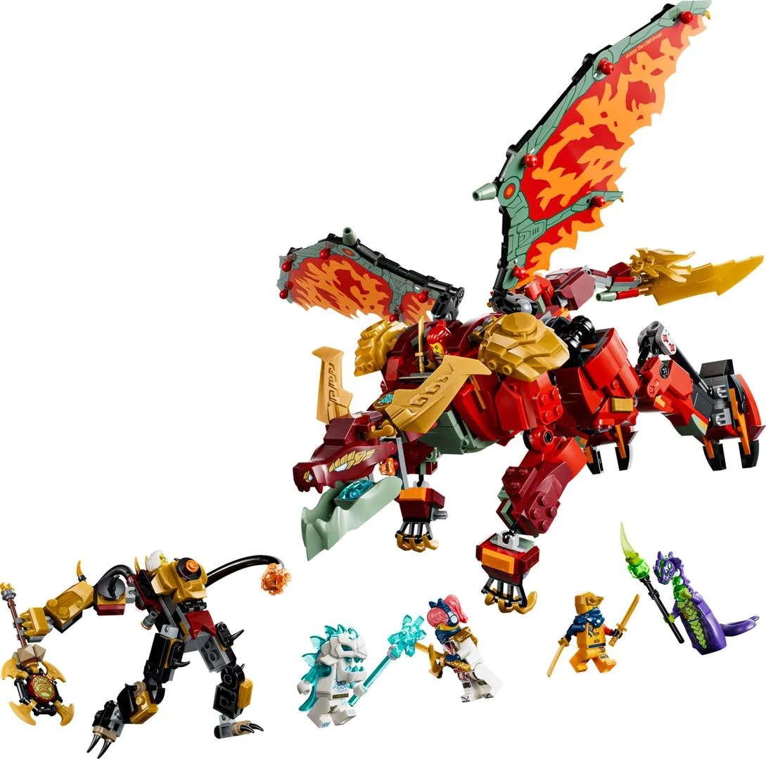 LEGO 71868 Le robot dragon transformable de Wyldfyre - prix | Brick Broker