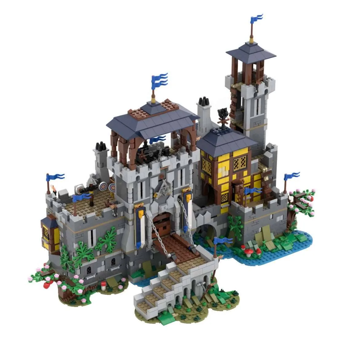 LesDiy Château médiéval du Seigneur des Faucons Noirs (LESDIY-3547444) - prix | Brick Broker