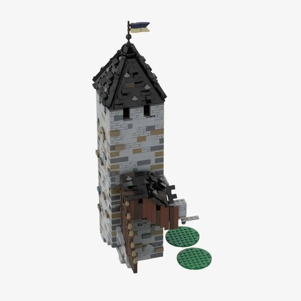BlueBrixx Extension de donjon pour château de Blaustein, version 2 (BB-107089) - prix | Brick Broker