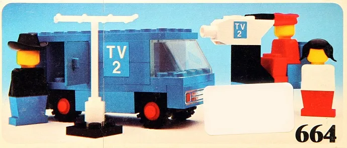 LEGO 664 Équipe de tournage TV - prix et où acheter | Brick Broker