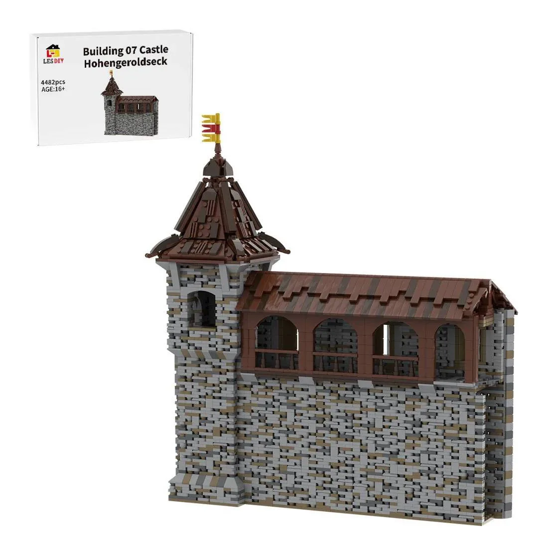 LesDiy Bâtiment 07 Château de Hohengeroldseck - Mur de château (LESDIY-3626208) - prix | Brick Broker