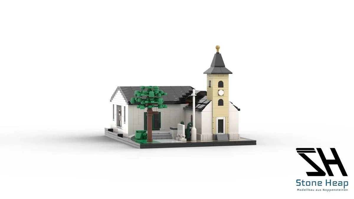 Stone Heap Église de village (SH-020) - prix | Brick Broker
