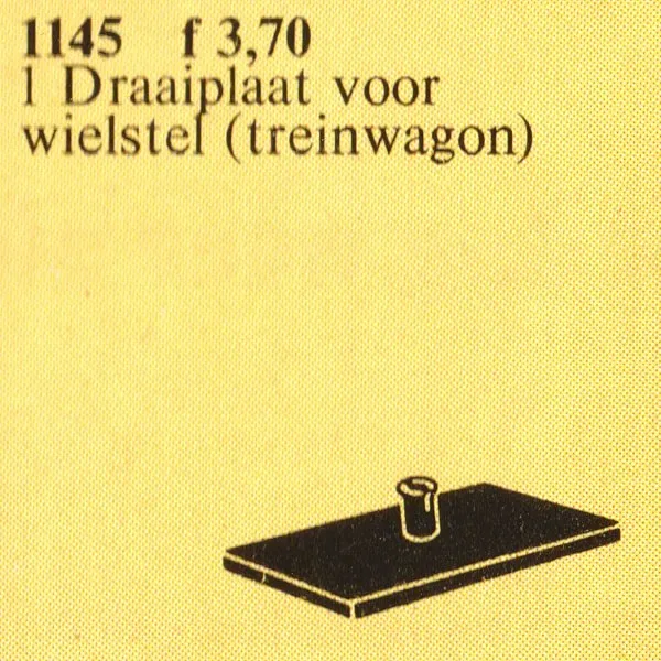 LEGO 1145 Plaque de Bogie - prix et où acheter | Brick Broker