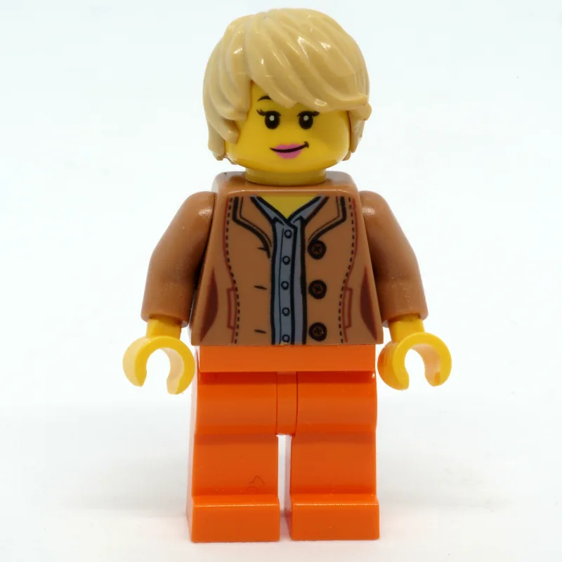Medium Nougat Torso, Bright Light Orange Legs… — minifigurine LEGO | Brick Broker
