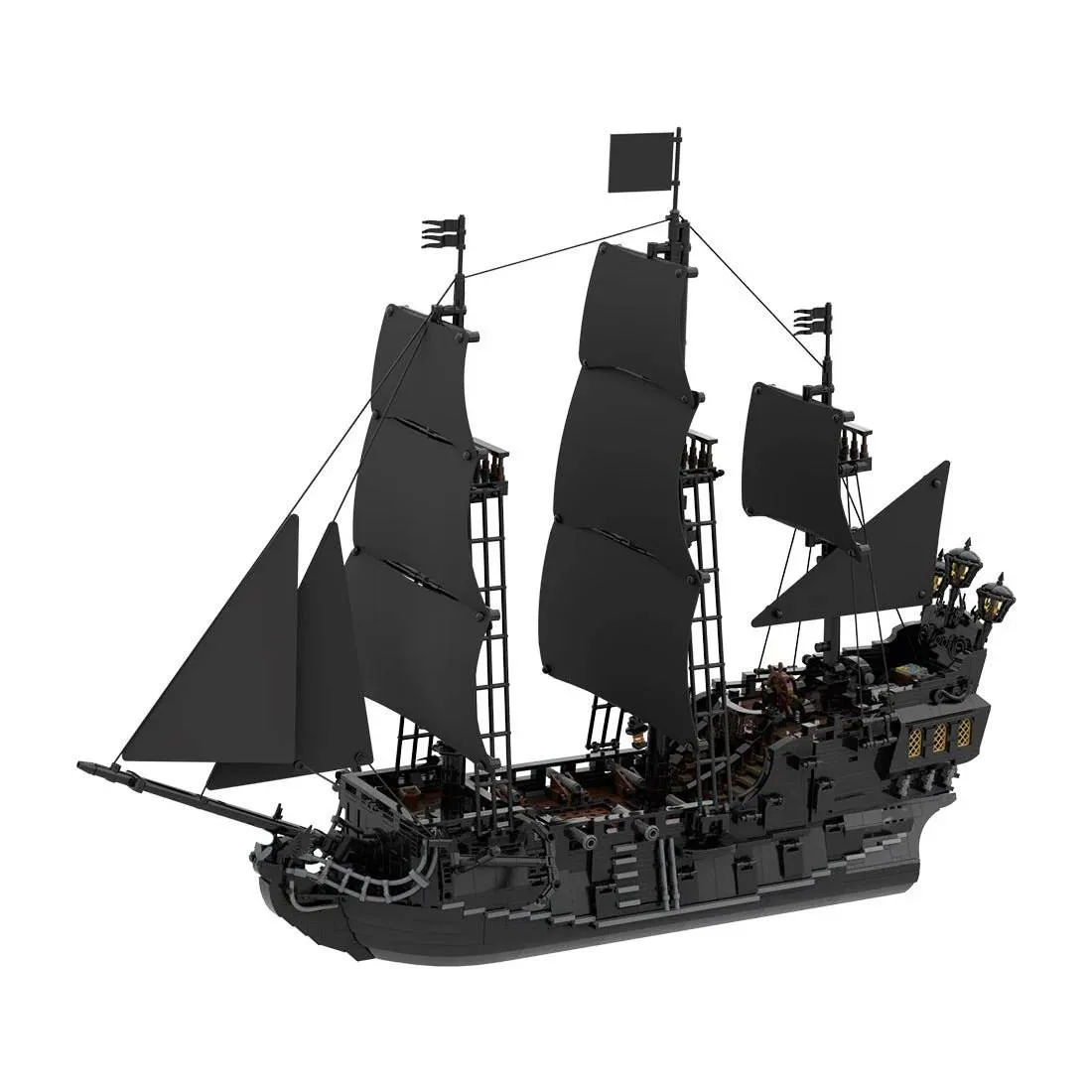 LesDiy Le Bateau Pirate Médiéval La Perle Noire (LESDIY-3481450) - prix | Brick Broker