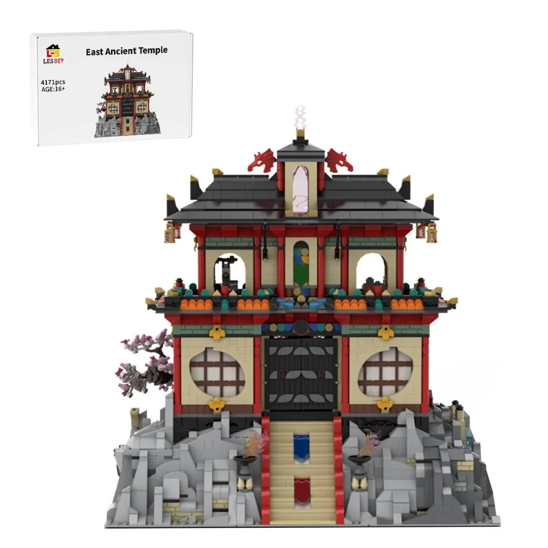 LesDiy Tour de sanctuaire ancien d'Asie de l'Est (LESDIY-3734303) - prix | Brick Broker