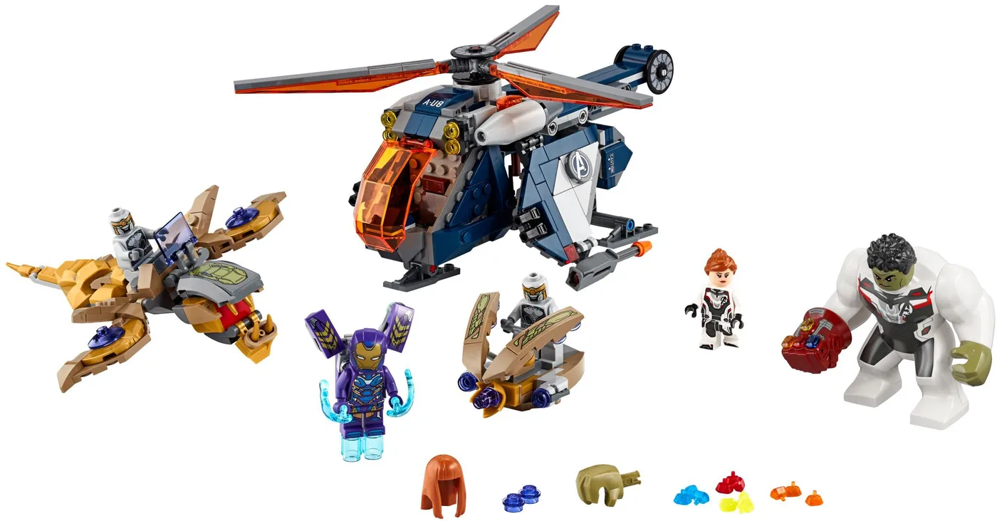 LEGO 76144 L’hélicoptère de sauvetage d’Hulk des Avengers - prix | Brick Broker