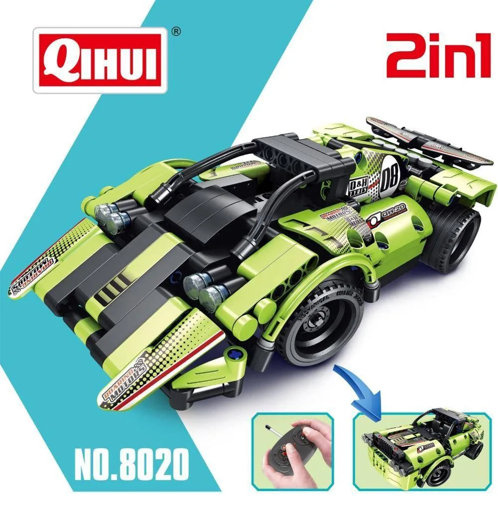 Qihui Voiture cascade R/C haute vitesse, Verte (QIH-8020) - prix | Brick Broker