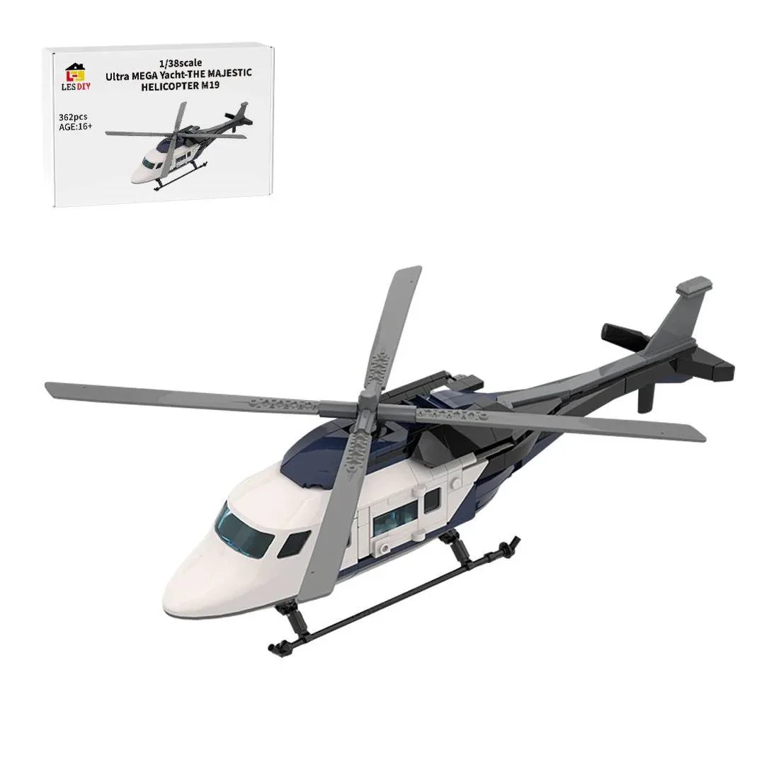LesDiy Ultra MEGA Yacht - Partie 12 - Module 19 - Hélicoptère (LESDIY-3655882) - prix | Brick Broker