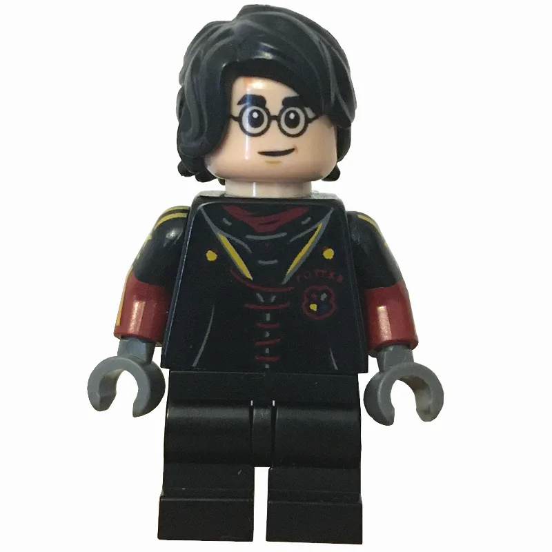 Harry Potter, Tournament Uniform Black and Da… — minifigurine LEGO | Brick Broker