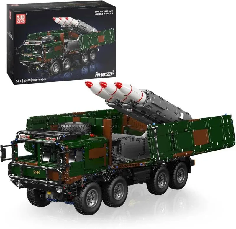 Mould King Box Style 8x4 Missile Vehicle (MOU-20045) - prix | Brick Broker