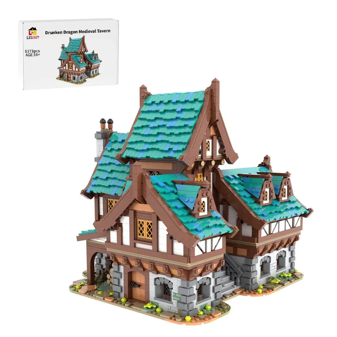 LesDiy Taverne médiévale du Dragon Ivre (LESDIY-3726020) - prix | Brick Broker