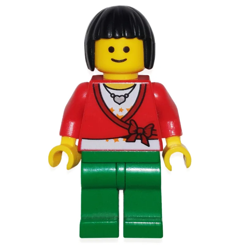 Red Torso, Green Legs, Black Hair — dans quels sets LEGO ? (fig-008379) | Brick Broker