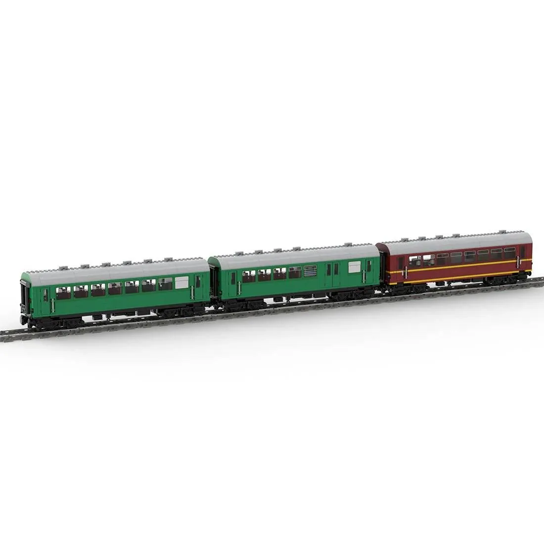 LesDiy Voitures voyageurs à 4 essieux « Reko » de la Deutsche Reichsbahn (LESDIY-3499256) - prix | Brick Broker