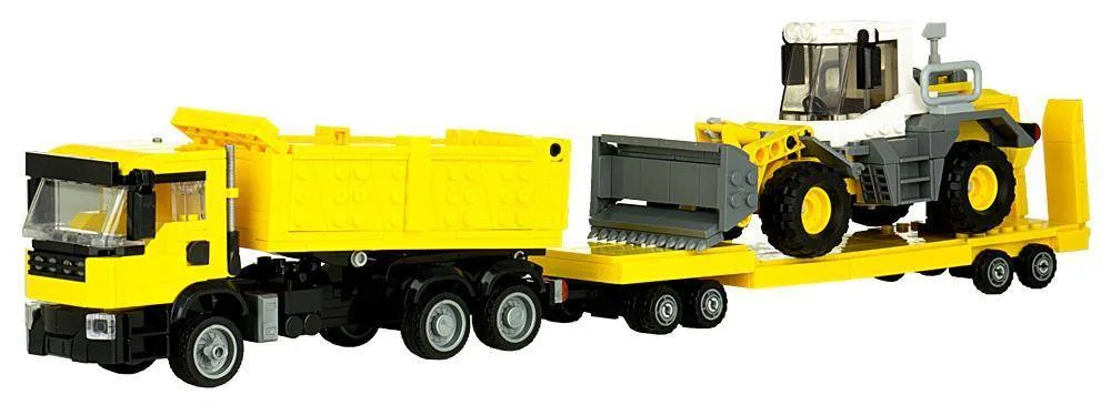 BlueBrixx Camion benne avec chargeur (BB-102597) - prix | Brick Broker