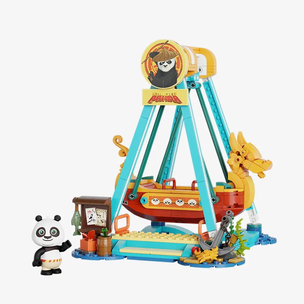 Pantasy Kung Fu Panda Adventure Park · Attraction de bateau pirate 86516 (PANT-86516EN) - prix | Brick Broker
