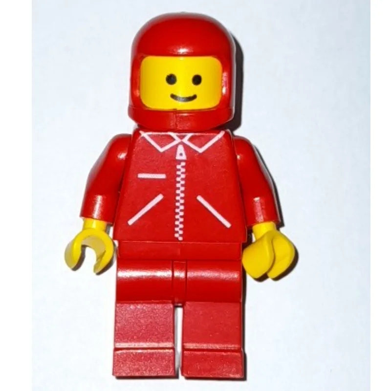 Red Torso, Zipper, Red Legs, Red Helmet — minifigurine LEGO | Brick Broker