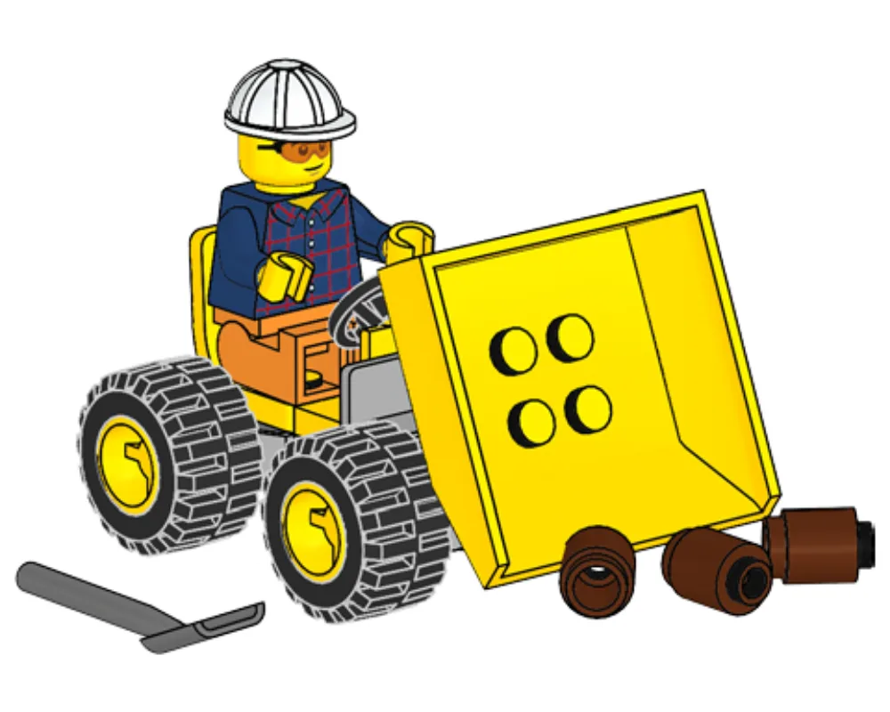 LEGO 952204 Camion-benne de Phil Corky - prix | Brick Broker