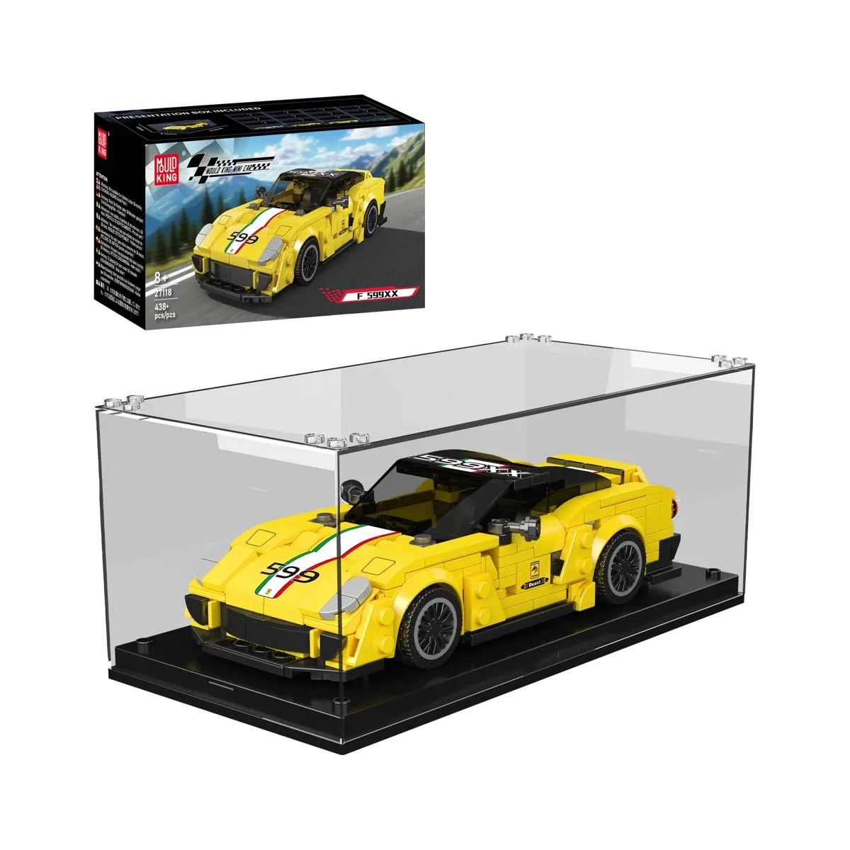 Mould King Voiture de course italienne emblématique 599XX (MOU-27118) - prix | Brick Broker