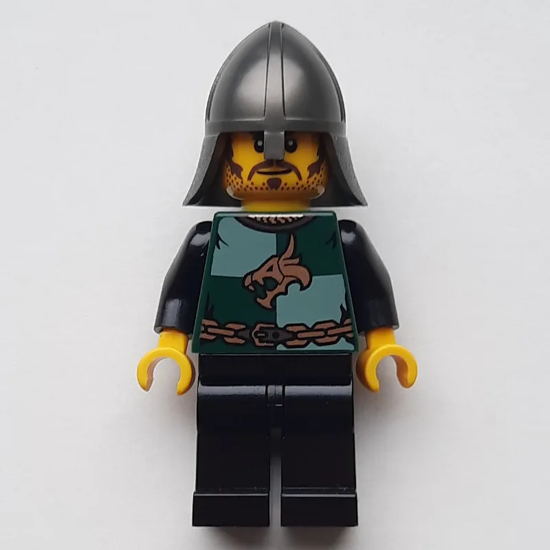 Dragon Knight, Dark Green, Pearl Dark Gray He… — minifigurine LEGO | Brick Broker
