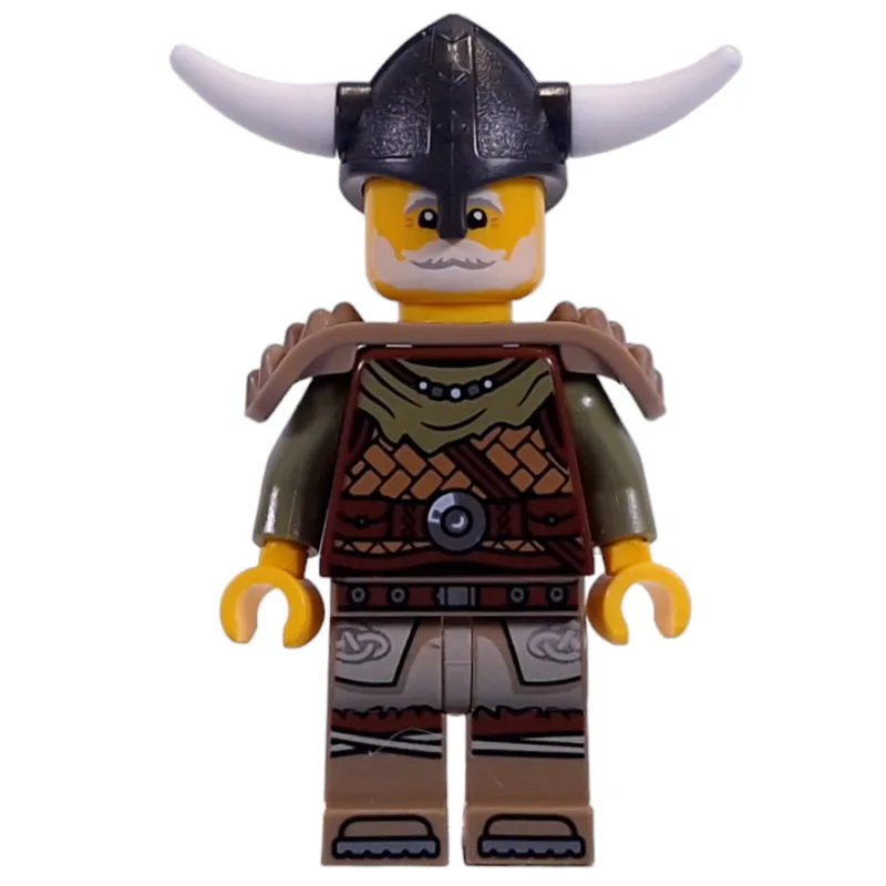 Viking, Reddish Brown Shirt, Shoulder Guards,… — minifigurine LEGO | Brick Broker
