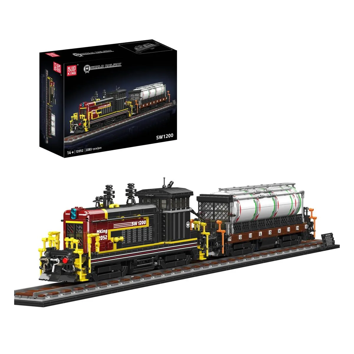 Mould King Locomotive diesel SW1200 (MOU-12052) - prix | Brick Broker