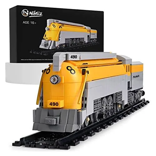 Nifeliz Locomotive à vapeur CO490 avec voie, jouet ferroviaire de collection (NF10179) - prix | Brick Broker