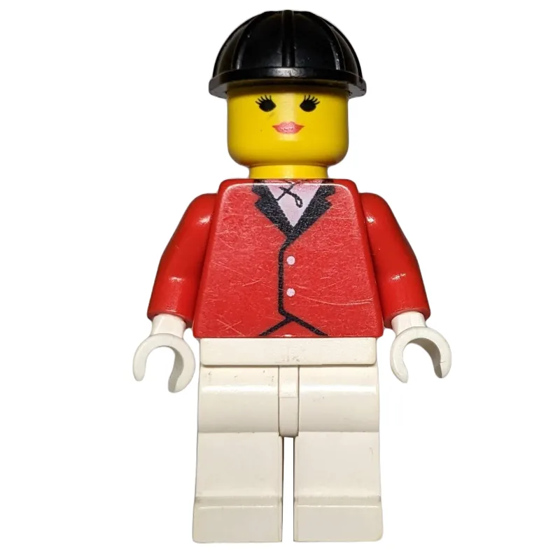 Woman, Red Riding Jacket, White Legs, Black H… — minifigurine LEGO | Brick Broker