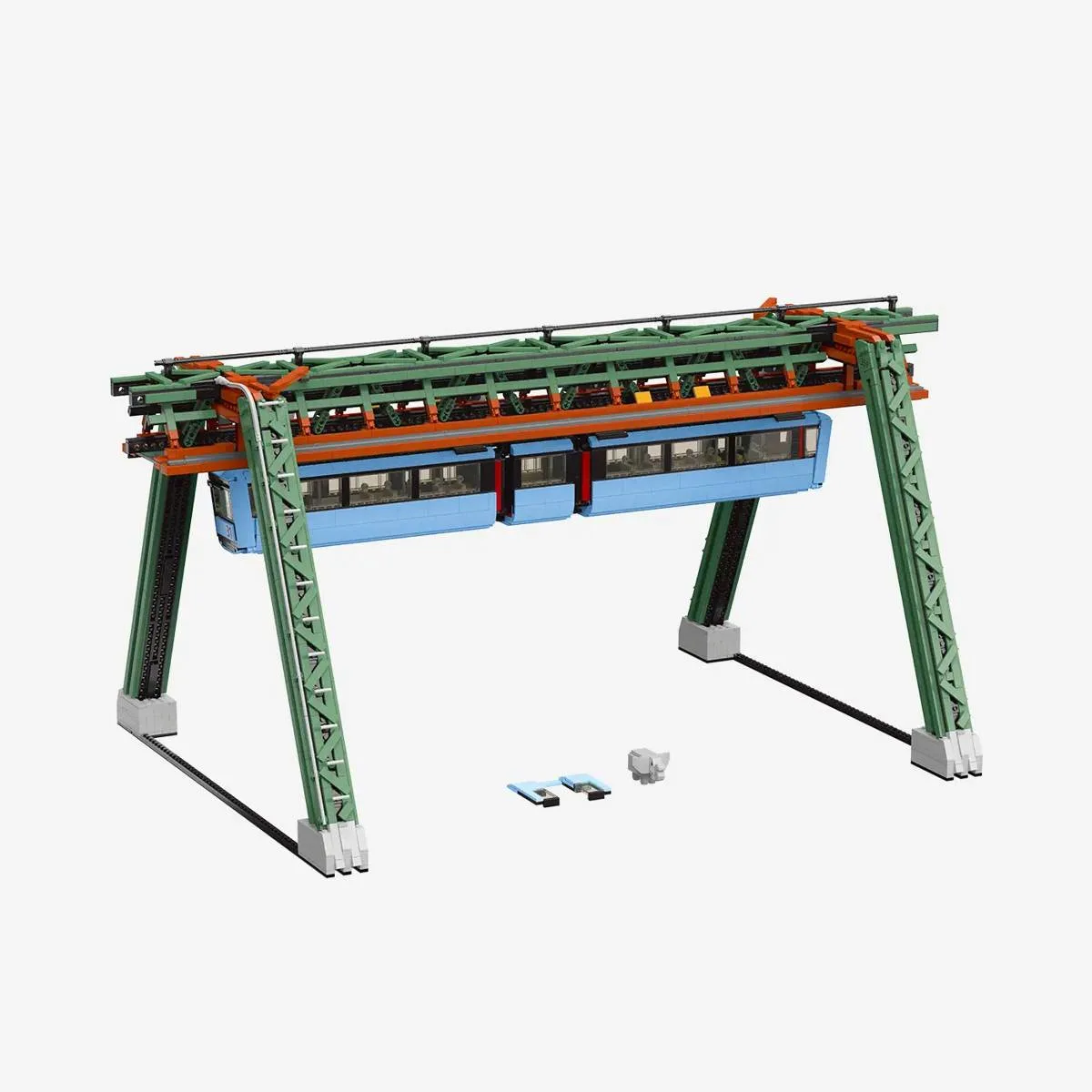 BlueBrixx Monorail suspendu de Wuppertal (BB-109758) - prix | Brick Broker