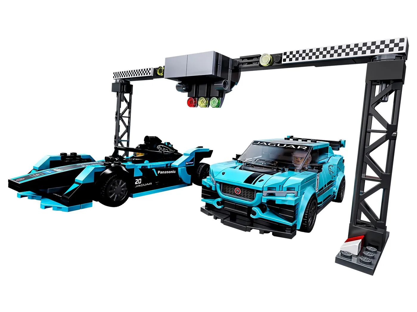 LEGO 76898 Voiture de course Formule E Panasonic Jaguar Racing GEN2 et Jaguar I-PACE eTROPHY - prix | Brick Broker