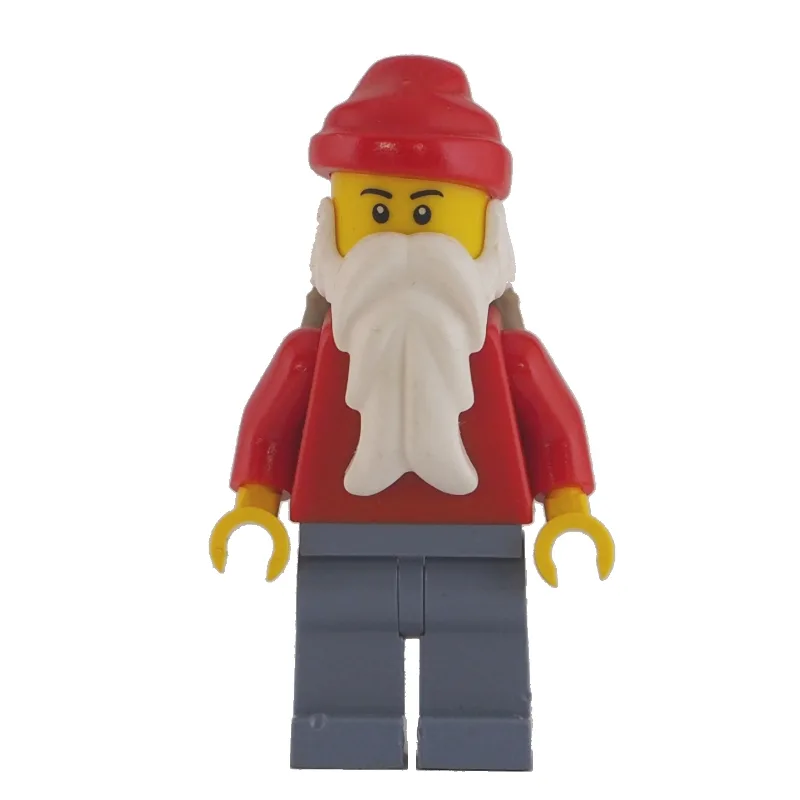Santa, Plain Red with Dark Bluish Gray Legs,… — minifigurine LEGO | Brick Broker