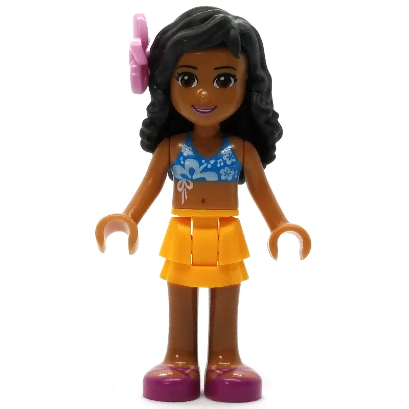 Kate - Medium Azure Bikini, Bright Light Oran… — minifigurine LEGO | Brick Broker