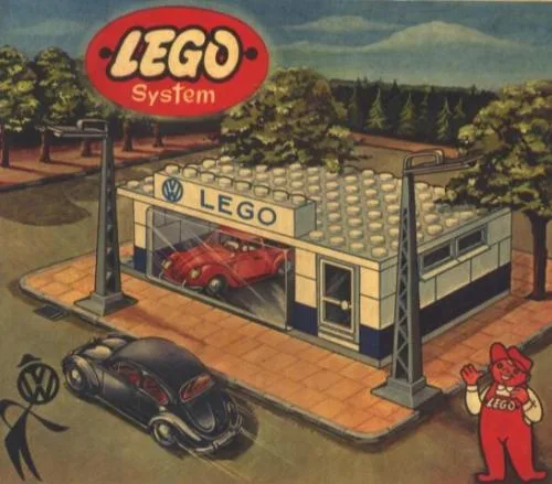 LEGO 1307 Showroom automobile VW - prix et où acheter | Brick Broker