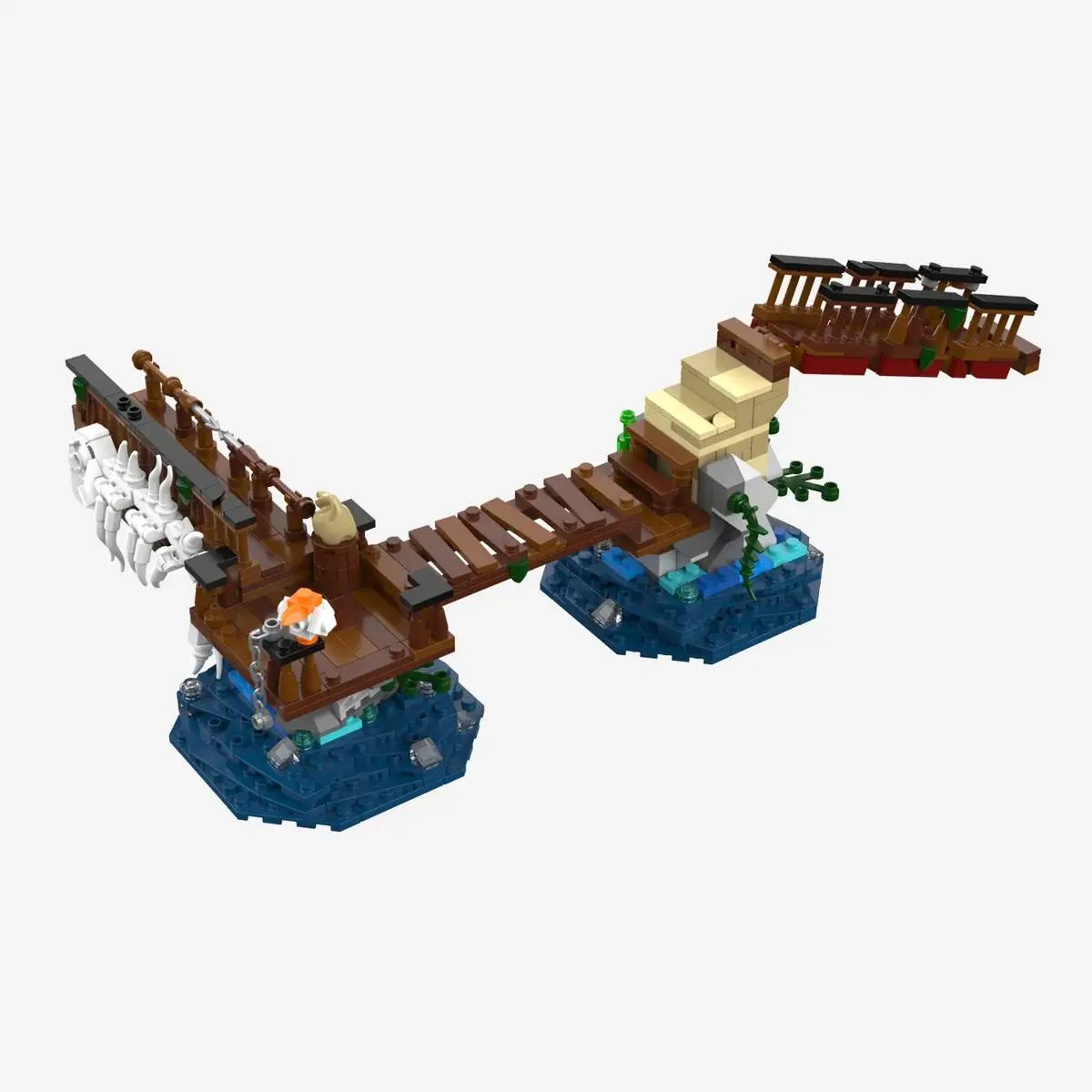 BlueBrixx Voyage de l'astronome - Extension de pont (BB-108755) - prix | Brick Broker
