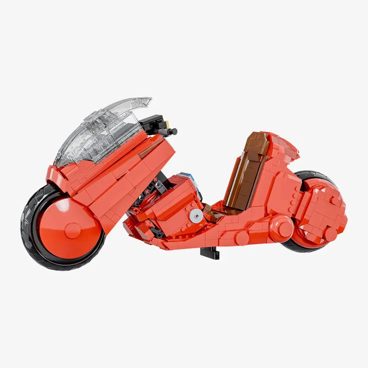BlueBrixx Motocyclette rouge futuriste (BB-107192) - prix | Brick Broker