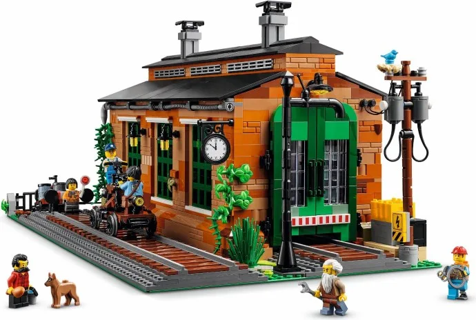 BrickLink 910033 Ancien dépôt de locomotives - prix | Brick Broker