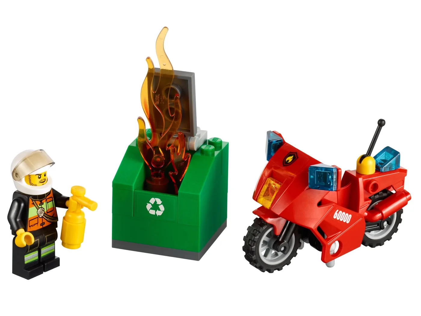 LEGO 60000 Moto de pompiers - prix et où acheter | Brick Broker