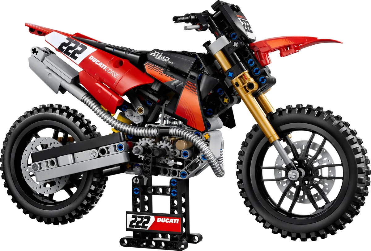 LEGO 42238 Moto de cross Ducati Desmo450 MX Factory - prix | Brick Broker