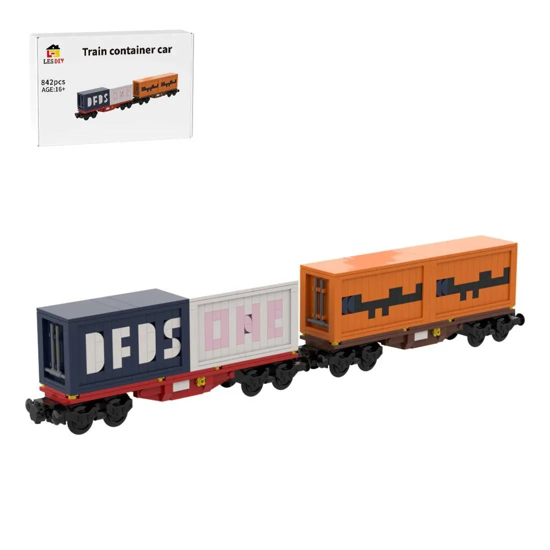 LesDiy Wagon de Train Conteneur (LESDIY-3662700) - prix | Brick Broker
